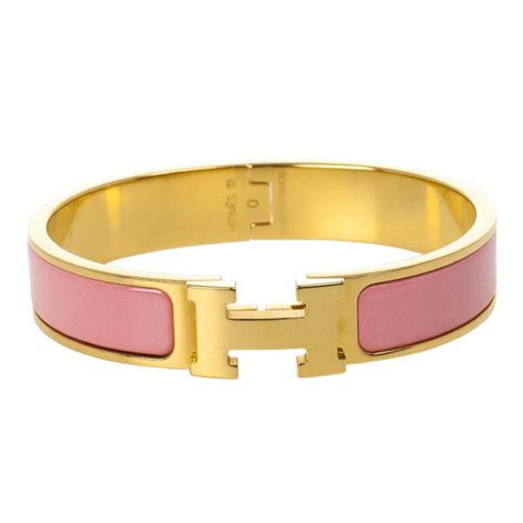 hermes pink h bracelet|hermes pink bangle.